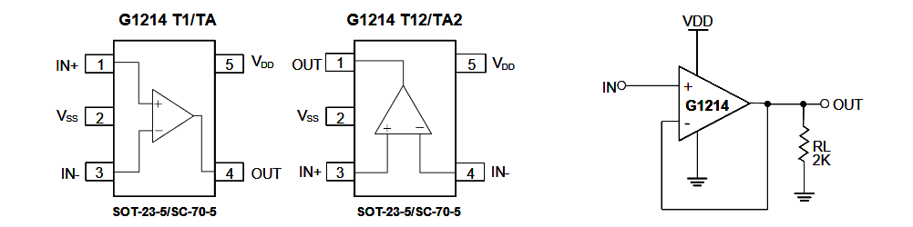 G1214 致新代理商 功放系列 运算放大器 