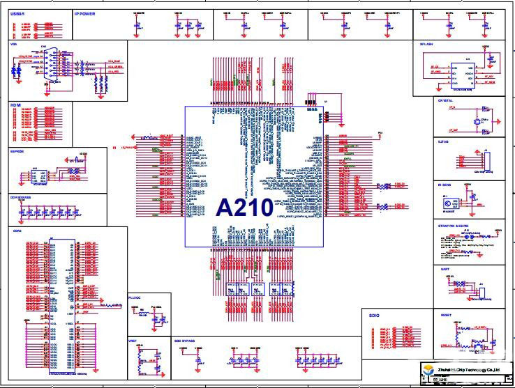 海奇A210 DDR2 pcb参考设计电路图