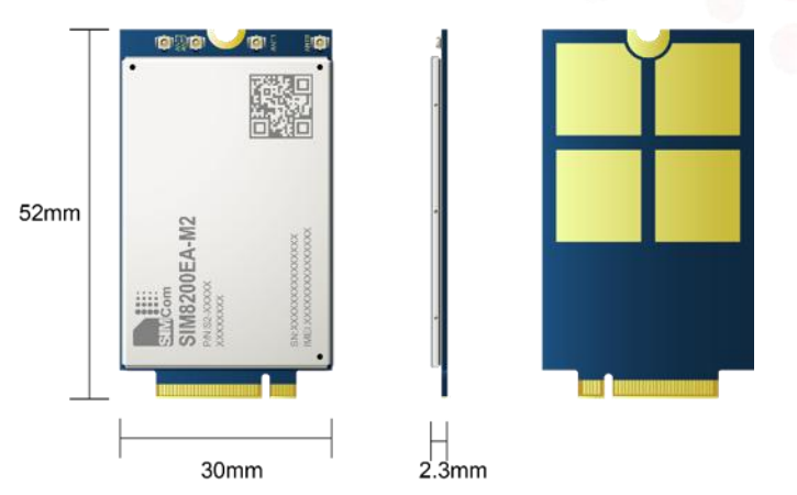 芯讯通SIMCOM代理商 5G模块 SIM8200EA-M2 ANT4